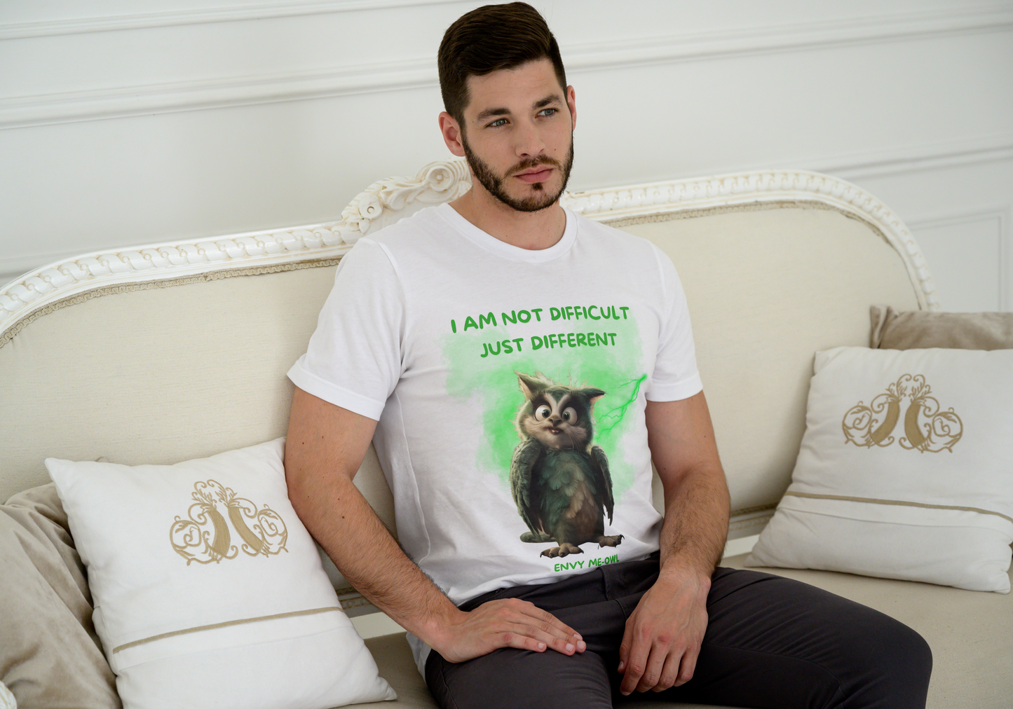 Not Difficult Premium ADULT Unisex Crewneck Graphic T-shirt