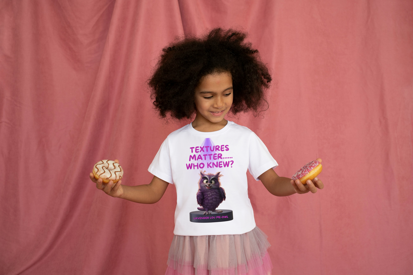 Textures Matter Classic Kids Crewneck Graphic T-shirt