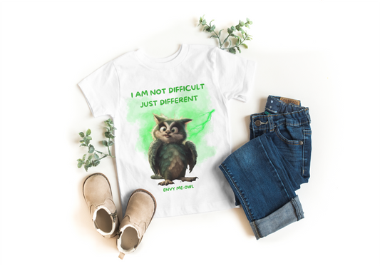 I'm Not Difficult Classic Kids Crewneck Graphic T-shirt